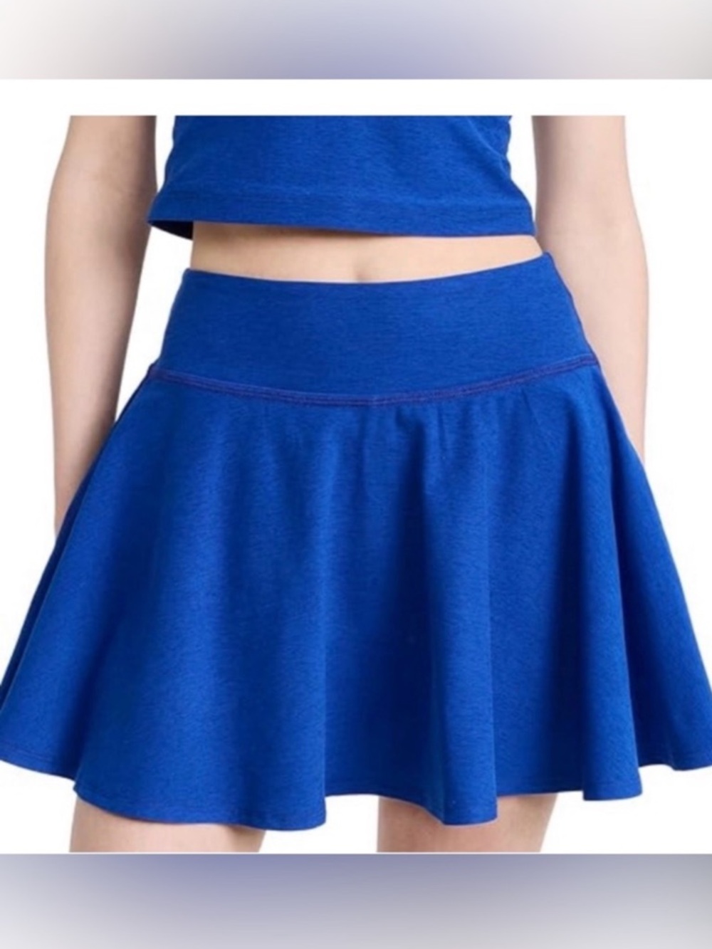 Beyond Yoga Spacedye Circle Skirt Electric Royal Blue Skort Size S